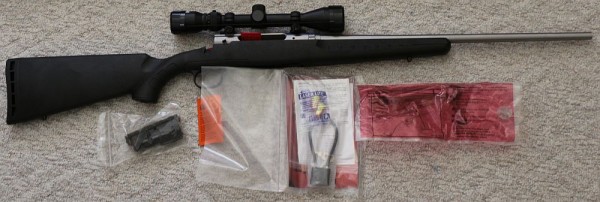 savage axis out of box with accessories