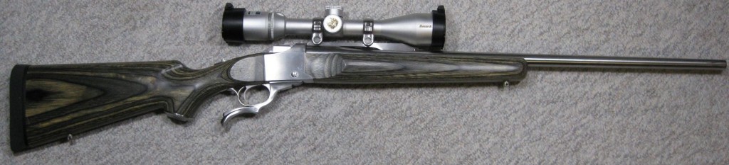 Ruger No1 stainless laminate right side