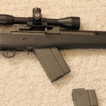 Inserting Norinco M14 magazine