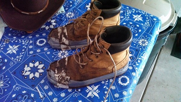 Winner of the Haggard-est Hunting Boots Contest
