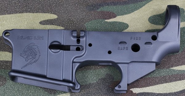 Blue line AR15 lower