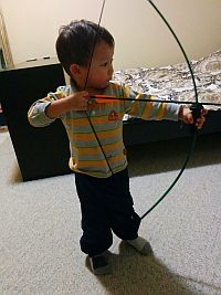 bow and arrow for 3 year old