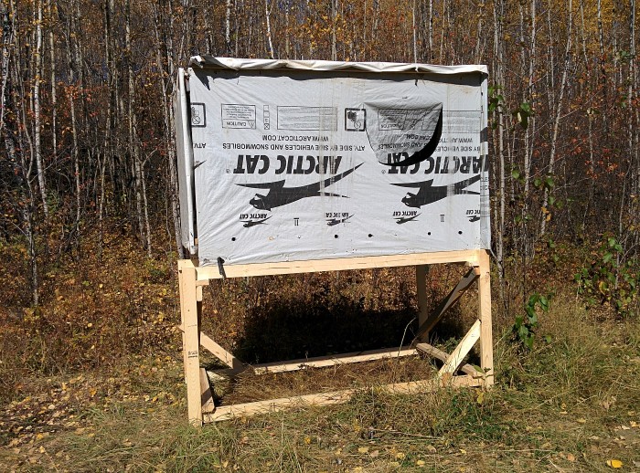 4x8 Wood Hunting Blind