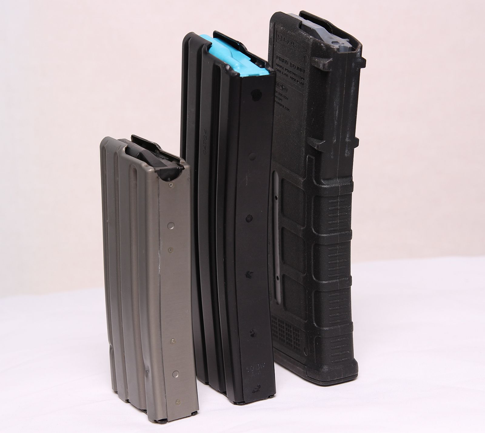 The Alexander Arms 10 round Beowulf magazine is equal in height to 30 round...