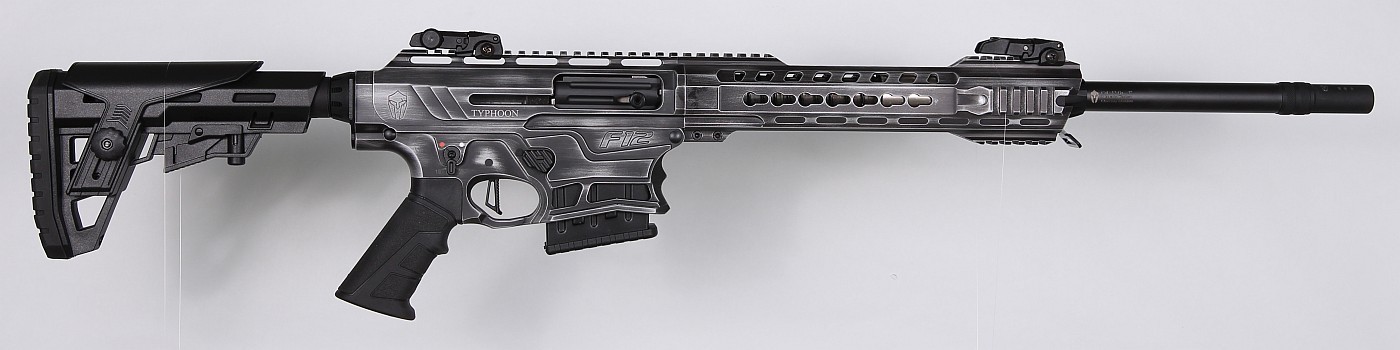 The Typhoon F12 is a semi automatic, 12 gauge, mag-fed shotgun from Turkey....